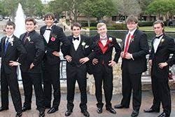 Colin White at JPII Prom, 2014