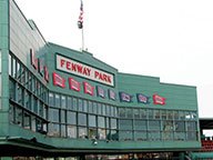 Fenway Park in Boston.