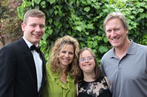 Kelly Waterman with husband Robert and their children, Nick, age 18 and Happy, age 20.