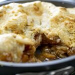 Caramel Sauce Skillet Apple Pie