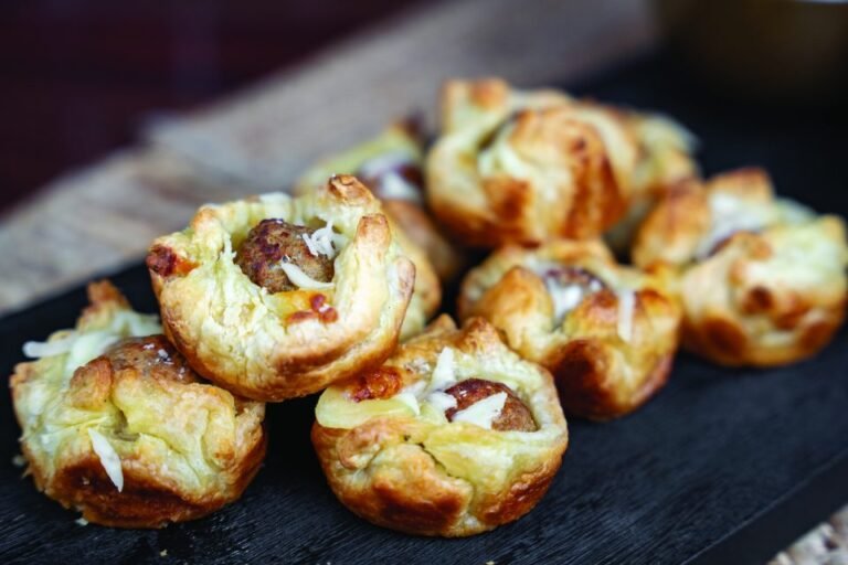 Cheesy Meatball Bombs