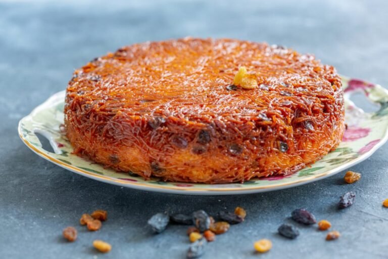 Caramelized Apple Cranberry Noodle Kugel