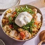 Burrata and Tomato Pasta al Gratin