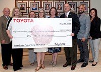 School Board Honors Toyota for $1 Million Donation to Academy Programs